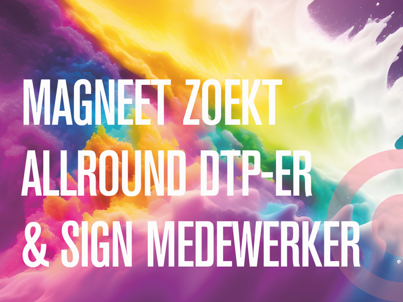 Allround DTP-er & allround SIGN medewerker